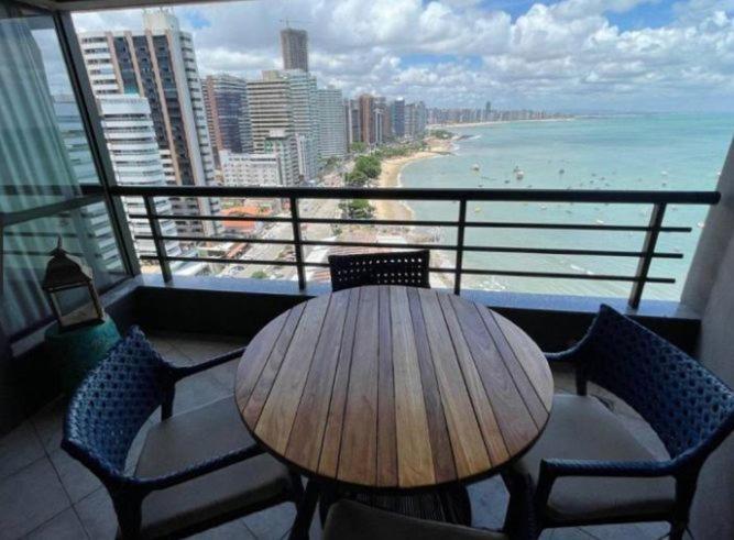 Flat Iate Plaza Na Beira Mar Com Vista Mar Lejlighed Fortaleza  Eksteriør billede